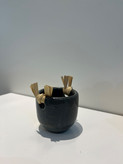 جاشمعی کوچک با دسته حصیری