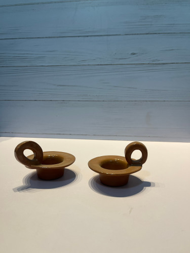 جاشمعی سرامیکی کوچک حنایی