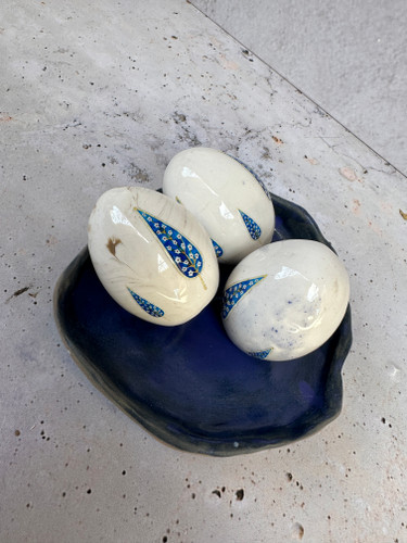 تخم مرغ سرامیکی دکوری با طرح سرو شیراز