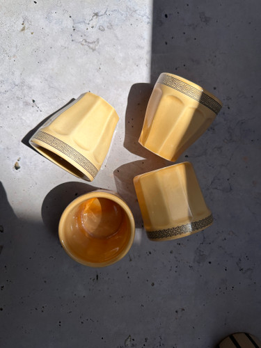 ماگ سرامیکی لبه طرحدار