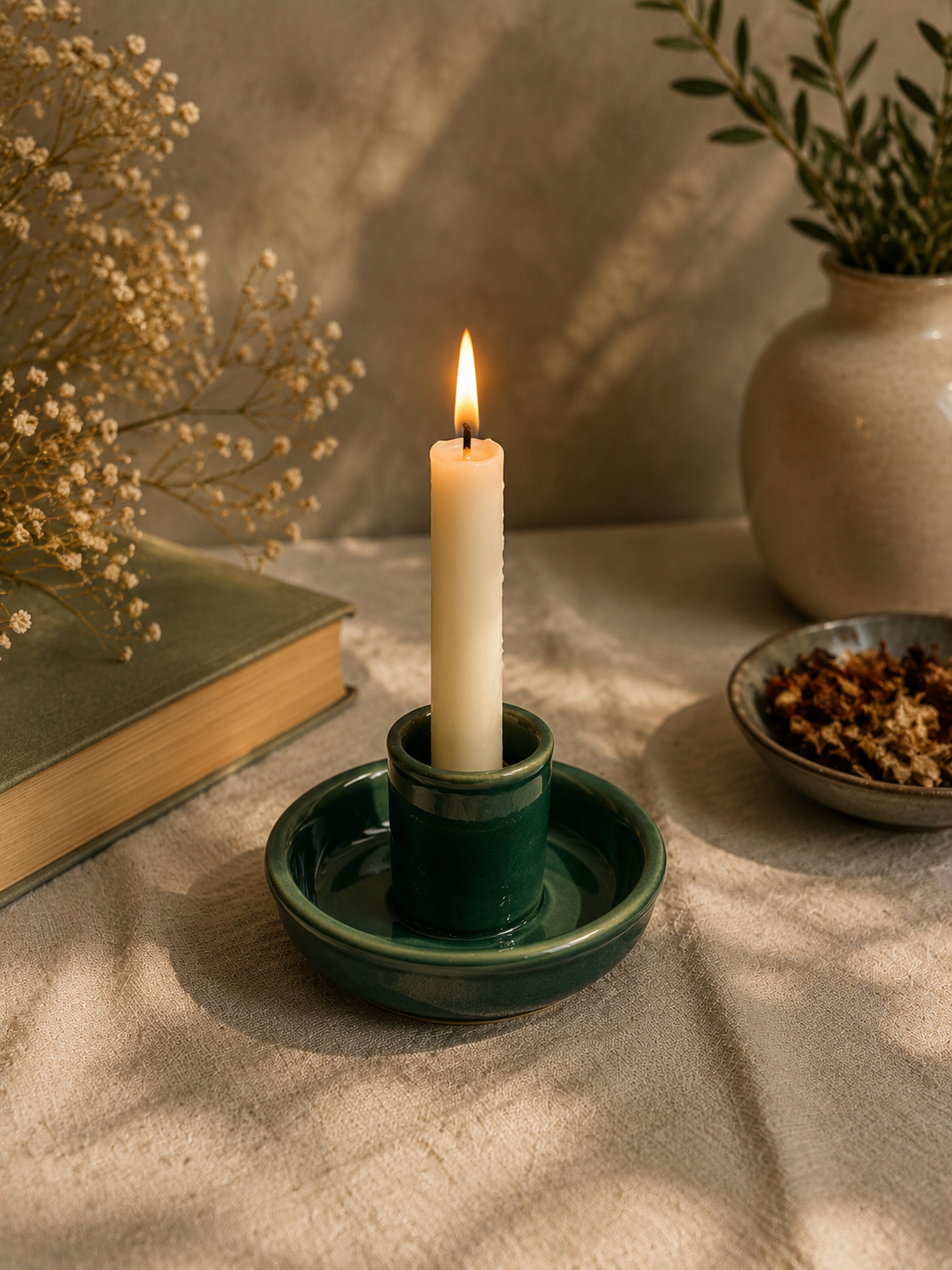 جاشمعی سرامیکی رومیزی آلما